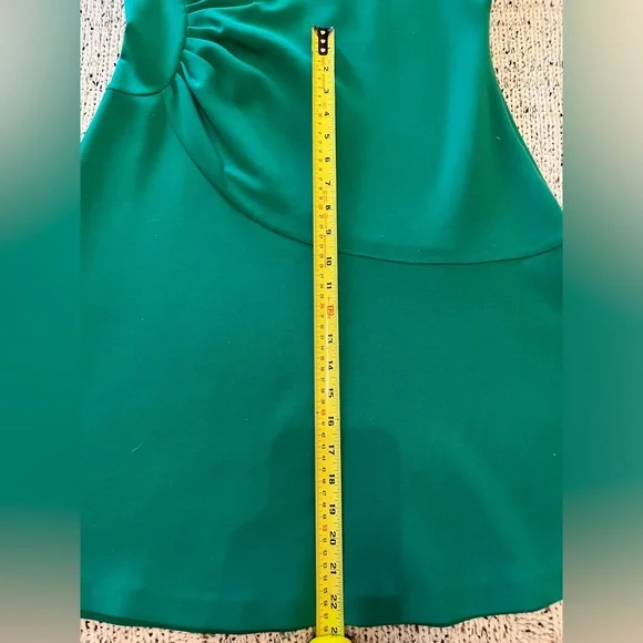Diane Von Furstenberg DVF Dayna Fit and Flare Midi Dress in Green Size 12 EUC - Picture 8 of 15